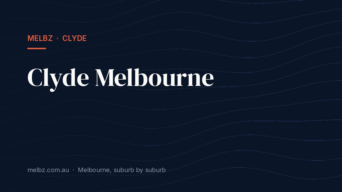 Title card: Clyde Melbourne