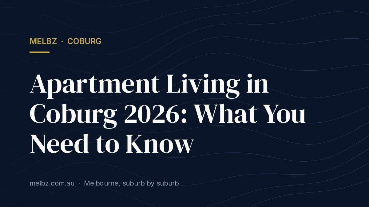 Title card: Apartment Living in Coburg 2026: What You Need to Know