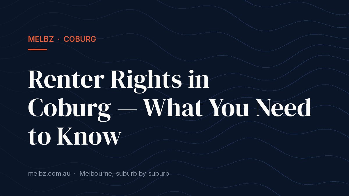 Title card: Renter Rights in Coburg — What You Need to Know