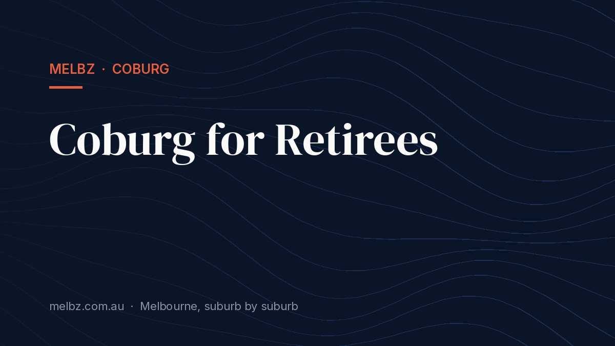 Title card: Coburg for Retirees