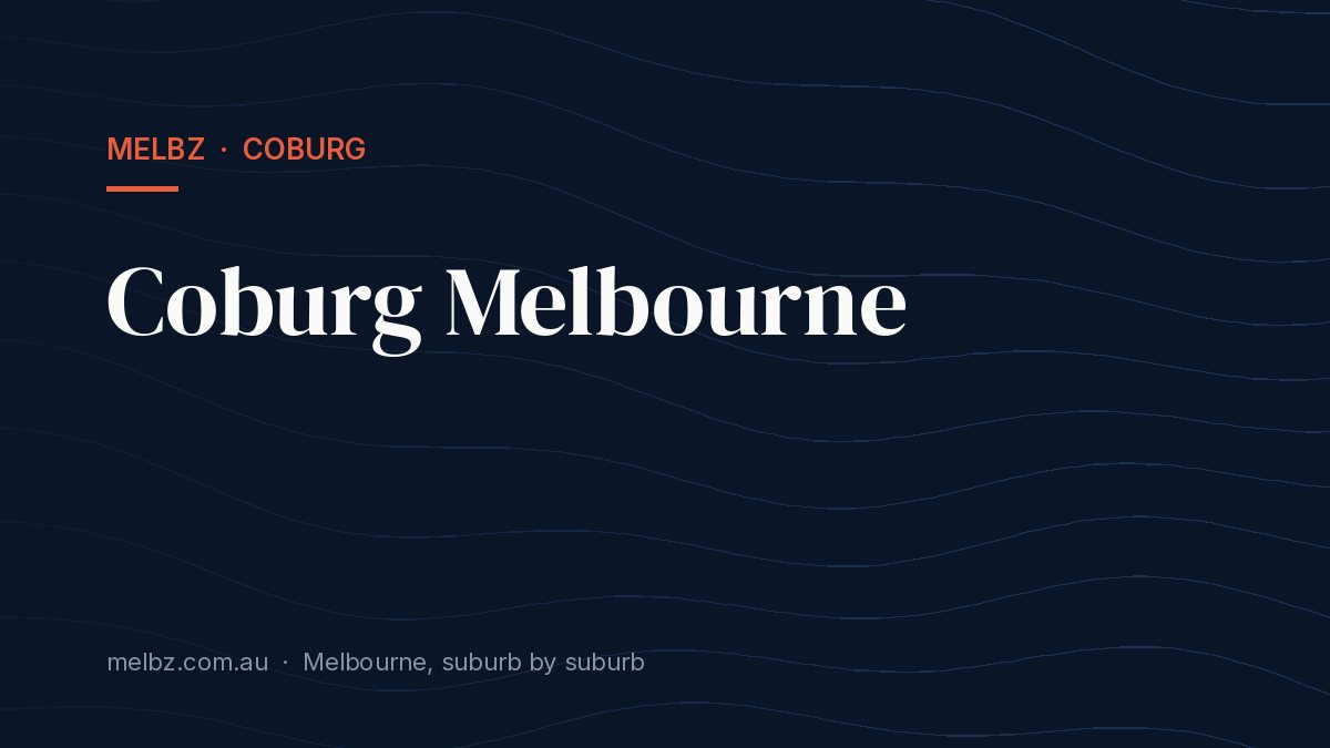 Title card: Coburg Melbourne