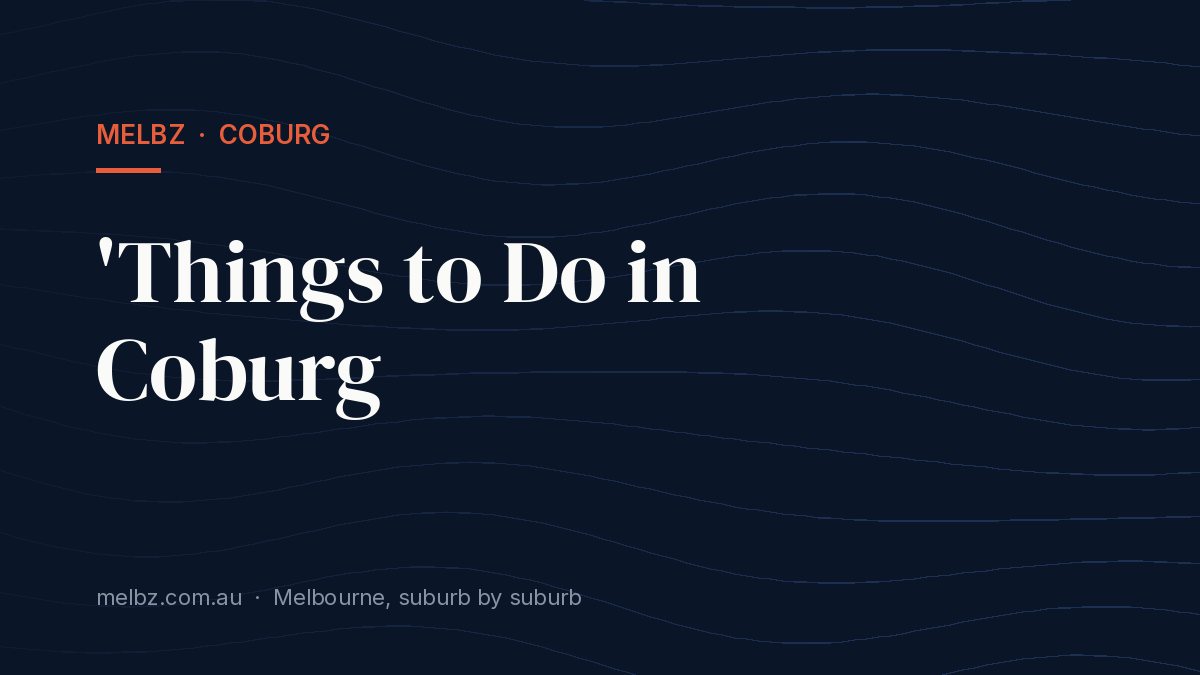 Title card: 'Things to Do in Coburg