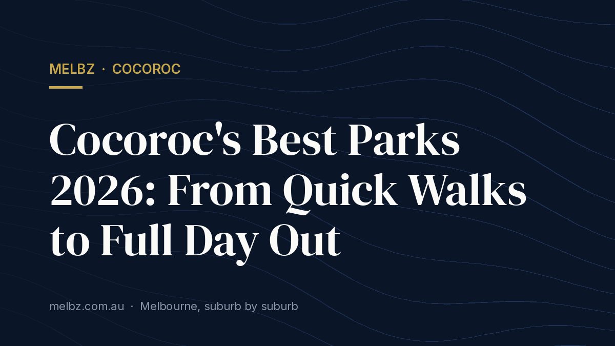 Title card: Cocoroc's Best Parks 2026: From Quick Walks to Full Day Out