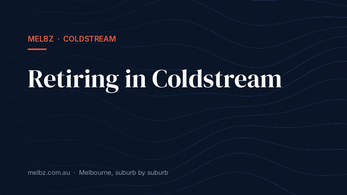 Title card: Retiring in Coldstream