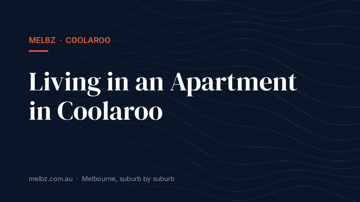 Title card: Living in an Apartment in Coolaroo