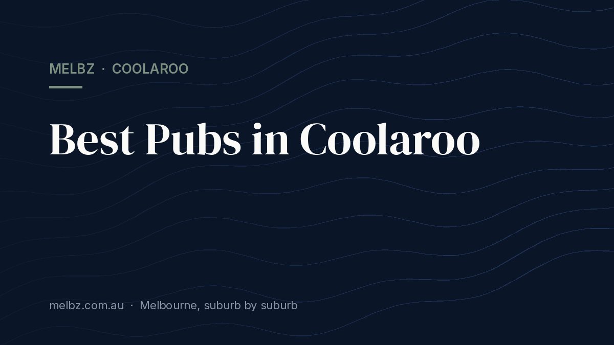 Title card: Best Pubs in Coolaroo