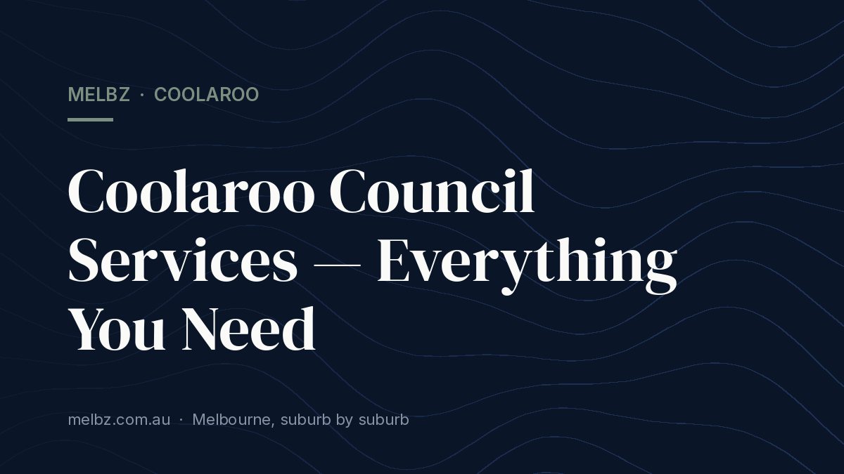 Title card: Coolaroo Council Services — Everything You Need