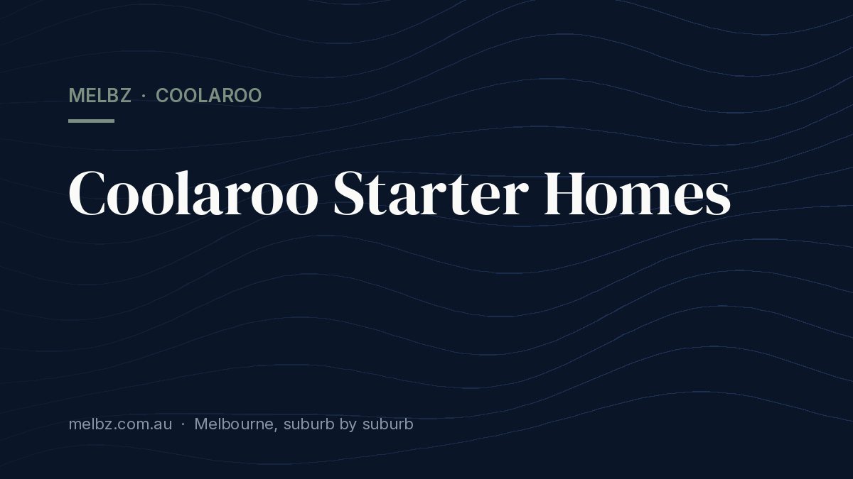 Title card: Coolaroo Starter Homes