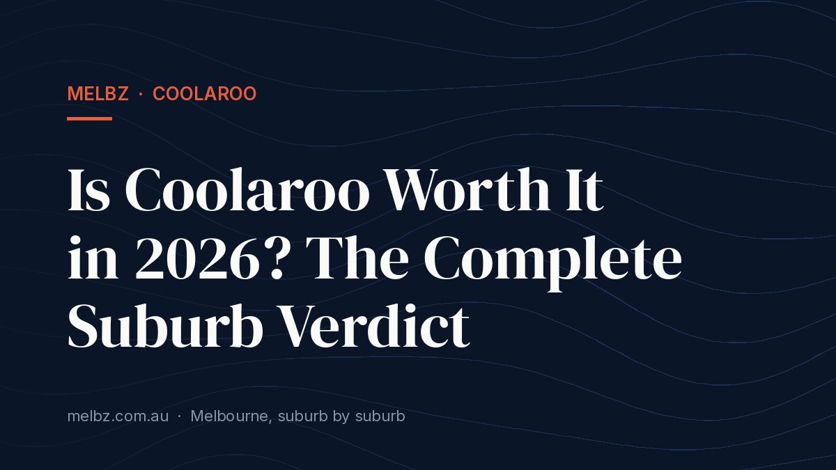 Title card: Is Coolaroo Worth It in 2026? The Complete Suburb Verdict