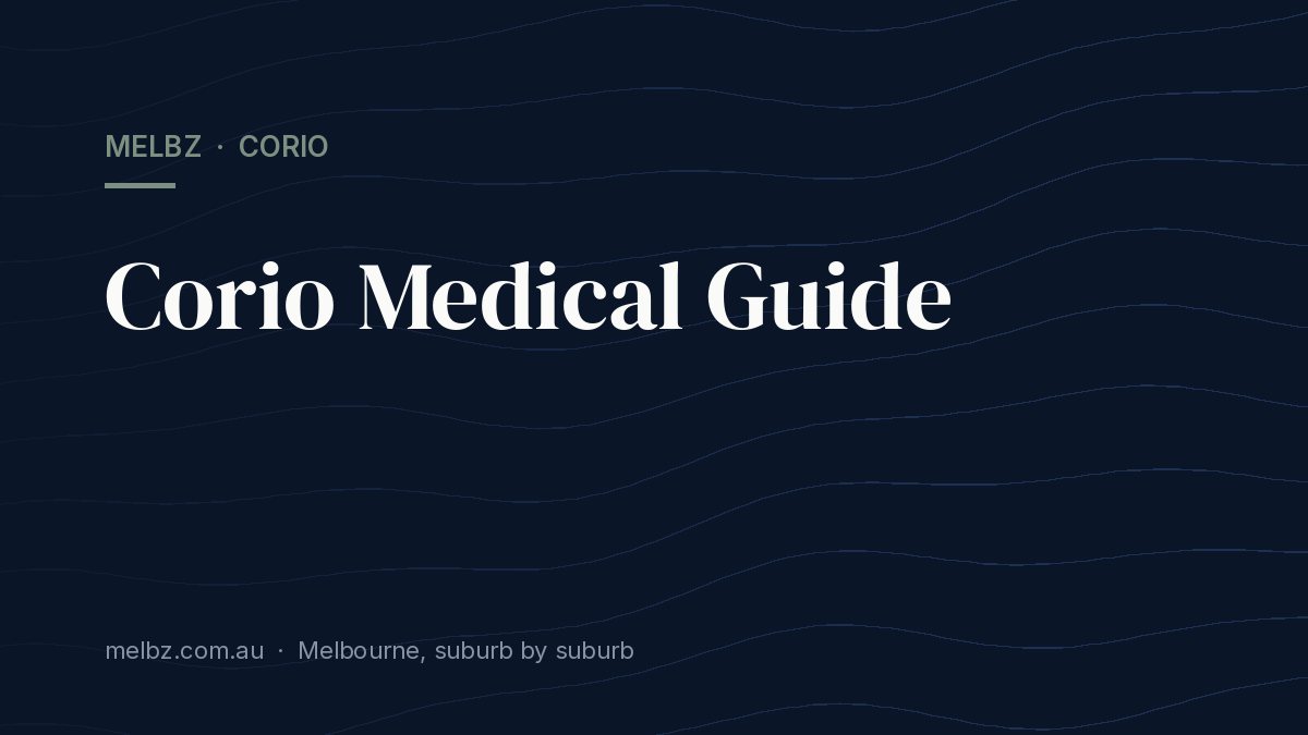 Title card: Corio Medical Guide