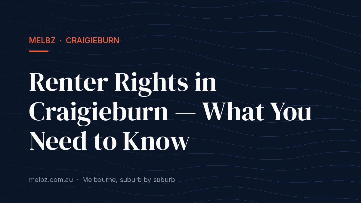 Title card: Renter Rights in Craigieburn — What You Need to Know