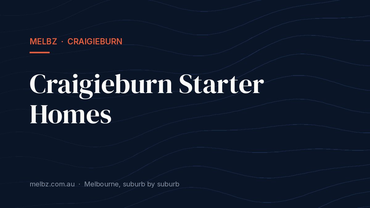 Title card: Craigieburn Starter Homes