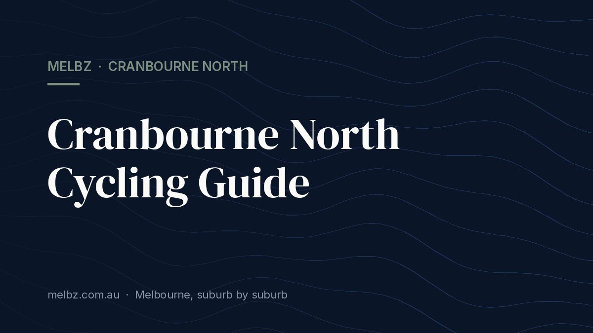 Title card: Cranbourne North Cycling Guide