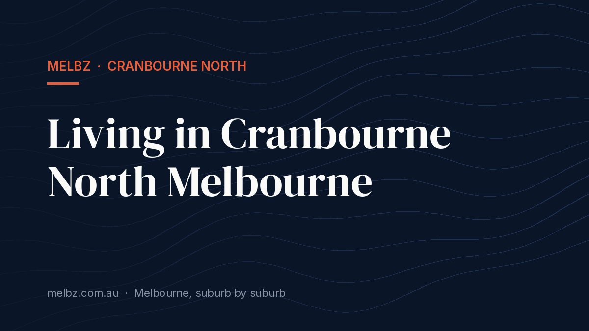 Title card: Living in Cranbourne North Melbourne
