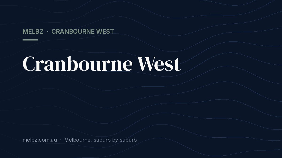 Title card: Cranbourne West