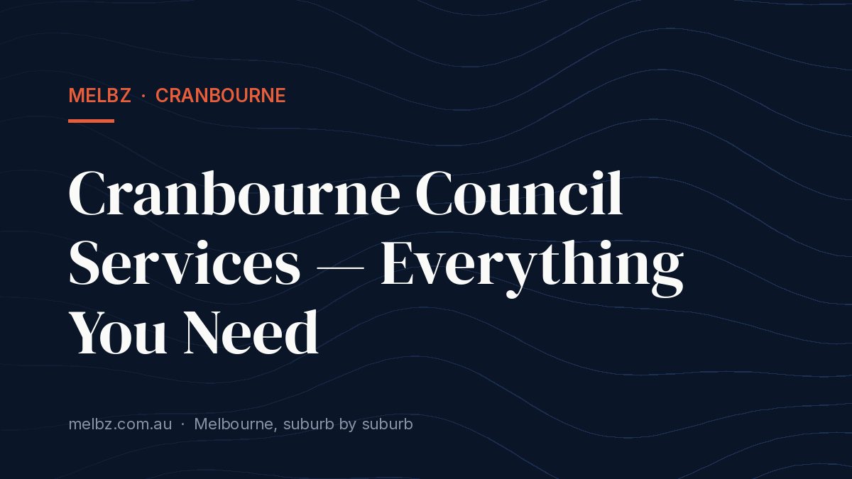 Title card: Cranbourne Council Services — Everything You Need