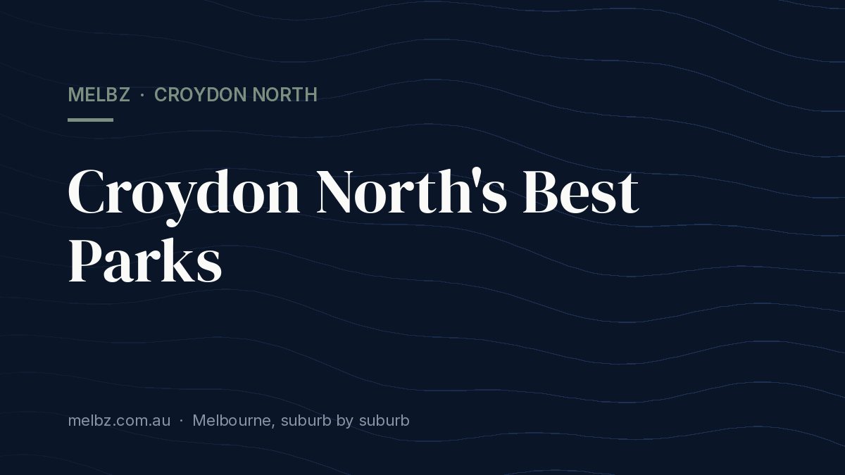Title card: Croydon North's Best Parks