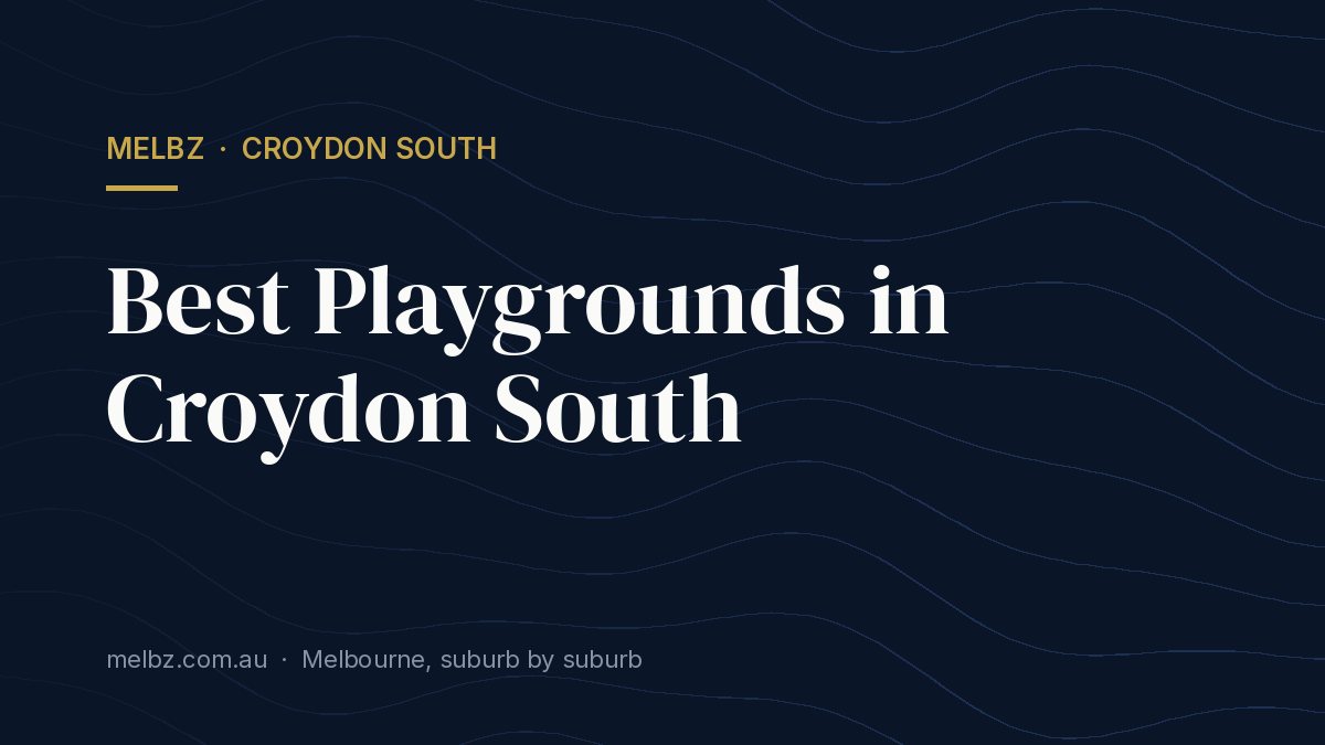 Title card: Best Playgrounds in Croydon South