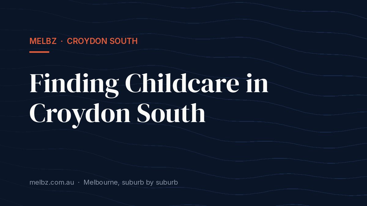 Title card: Finding Childcare in Croydon South