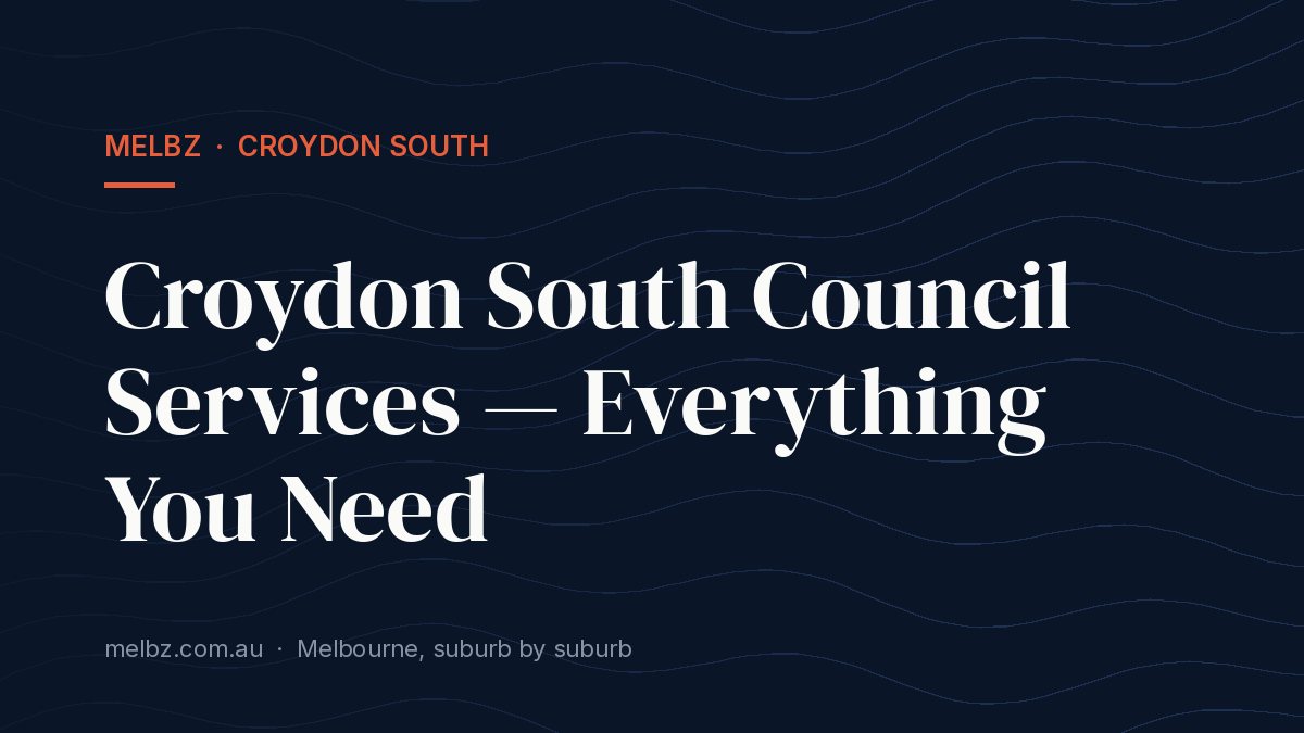 Title card: Croydon South Council Services — Everything You Need