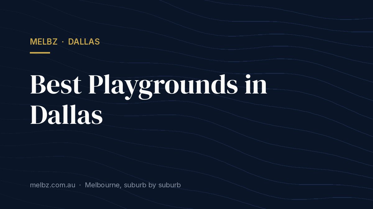 Title card: Best Playgrounds in Dallas