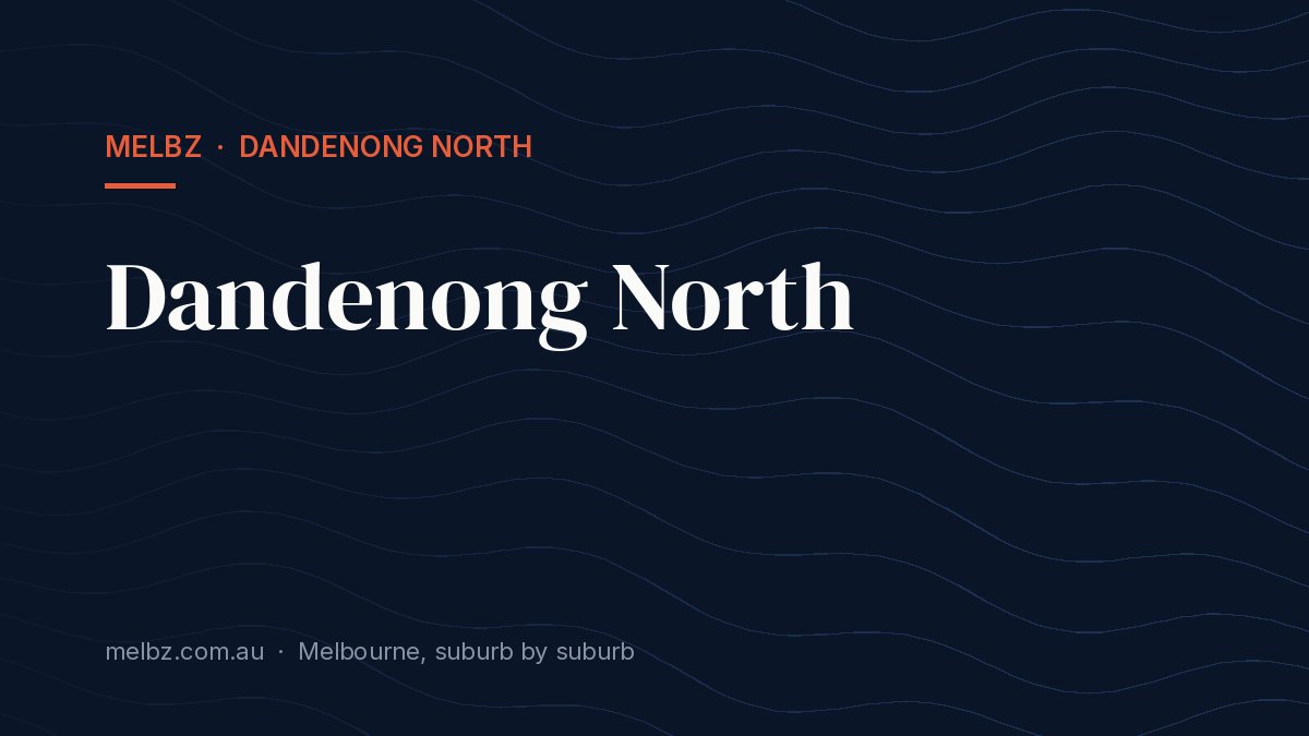 Title card: Dandenong North