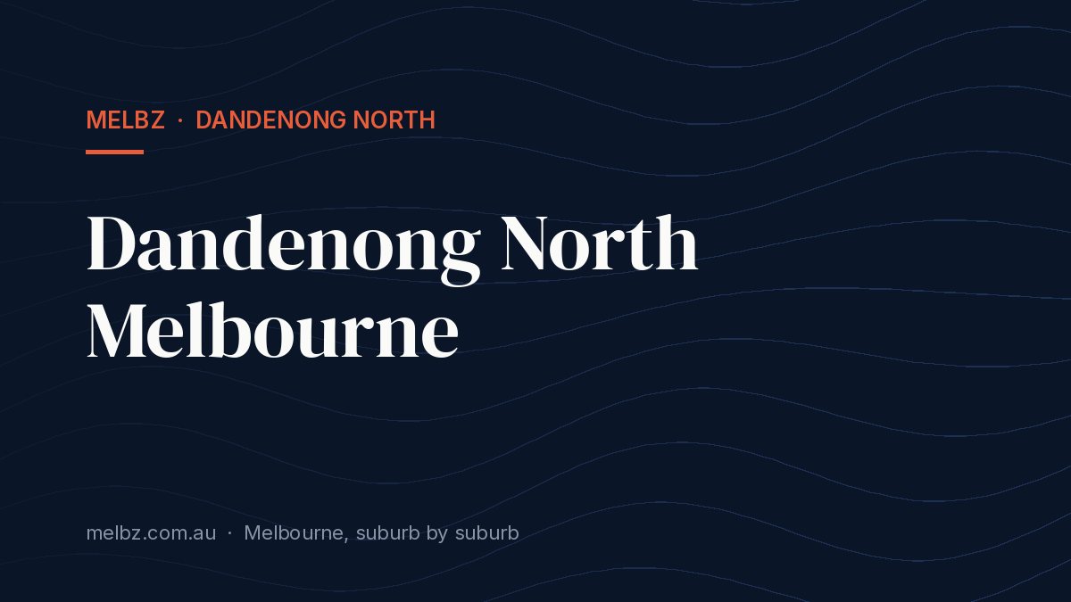 Title card: Dandenong North Melbourne
