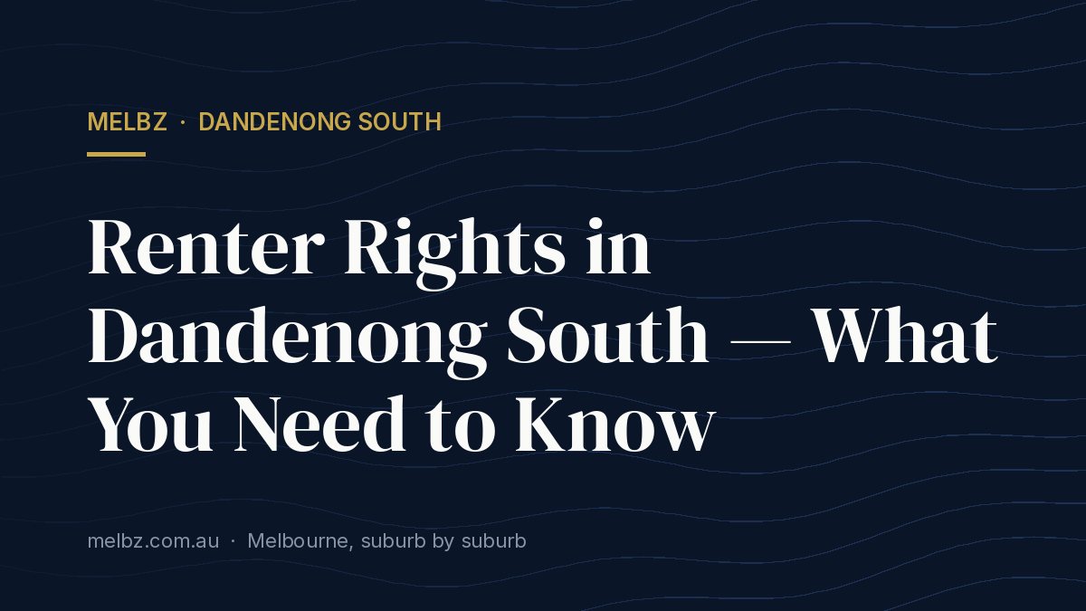 Title card: Renter Rights in Dandenong South — What You Need to Know