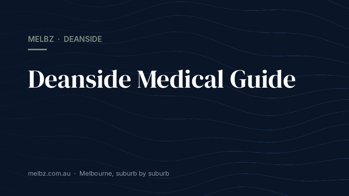 Title card: Deanside Medical Guide