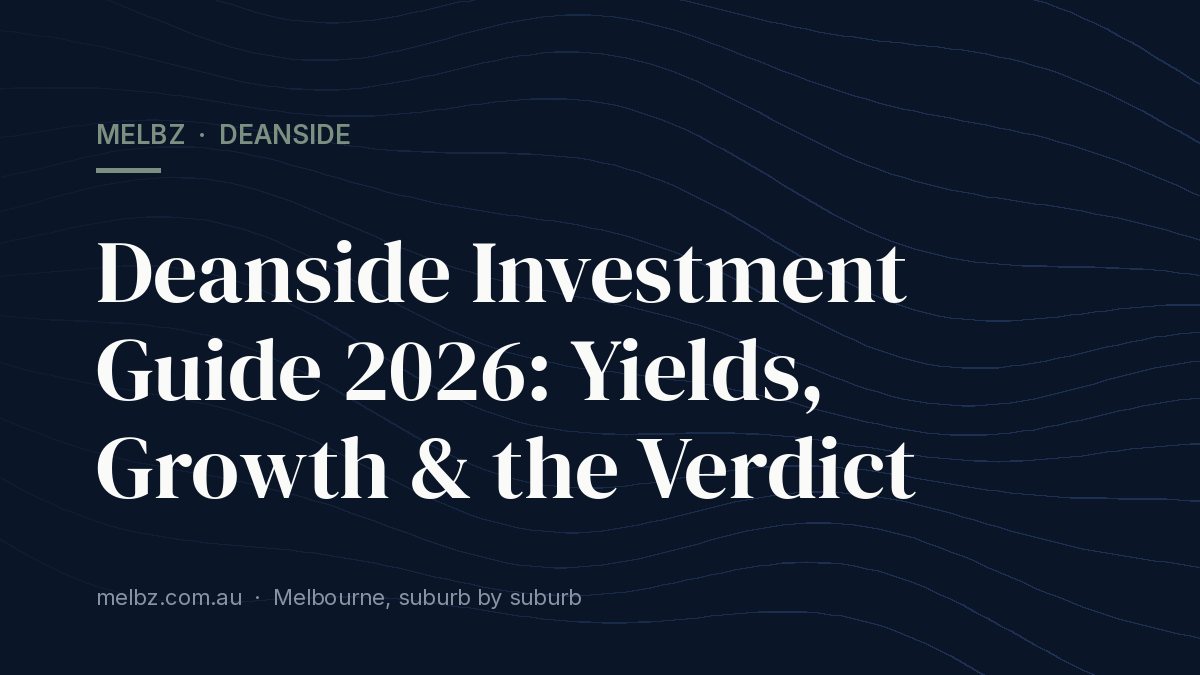 Title card: Deanside Investment Guide 2026: Yields, Growth & the Verdict