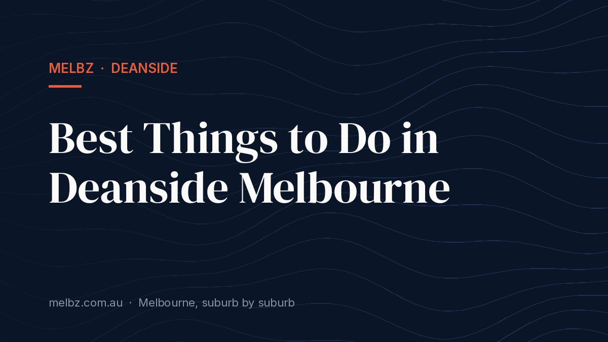 Title card: Best Things to Do in Deanside Melbourne