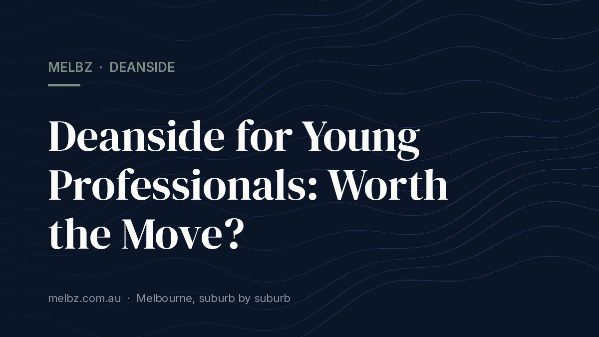 Title card: Deanside for Young Professionals: Worth the Move?