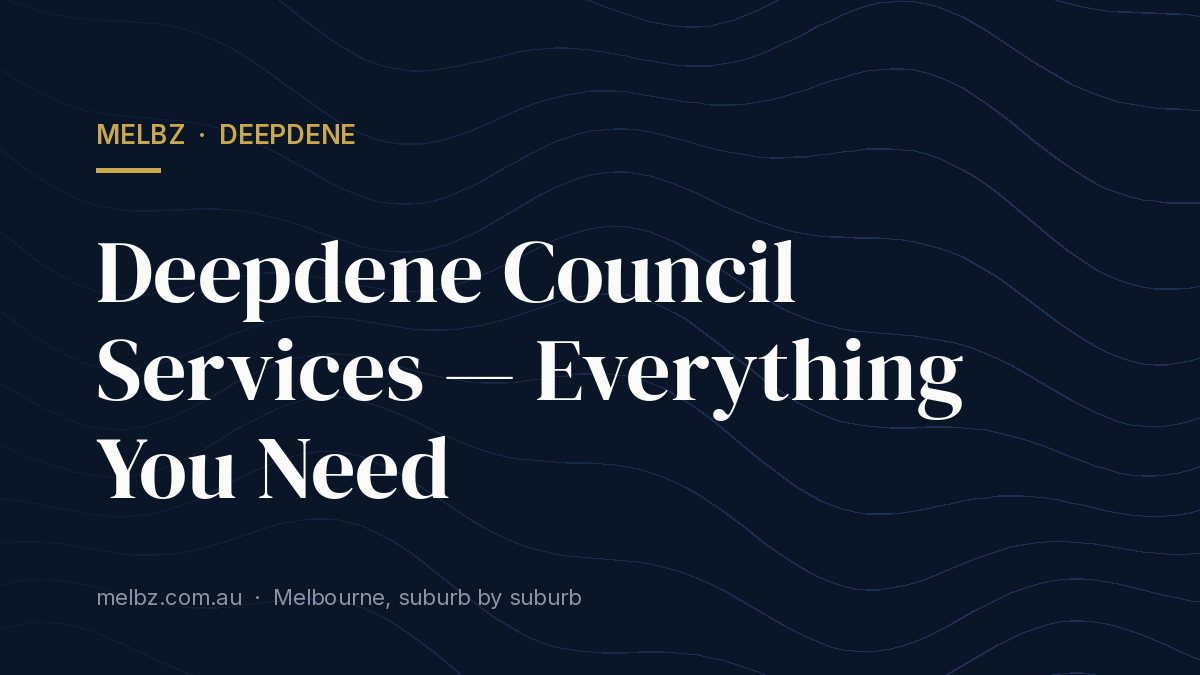 Title card: Deepdene Council Services — Everything You Need