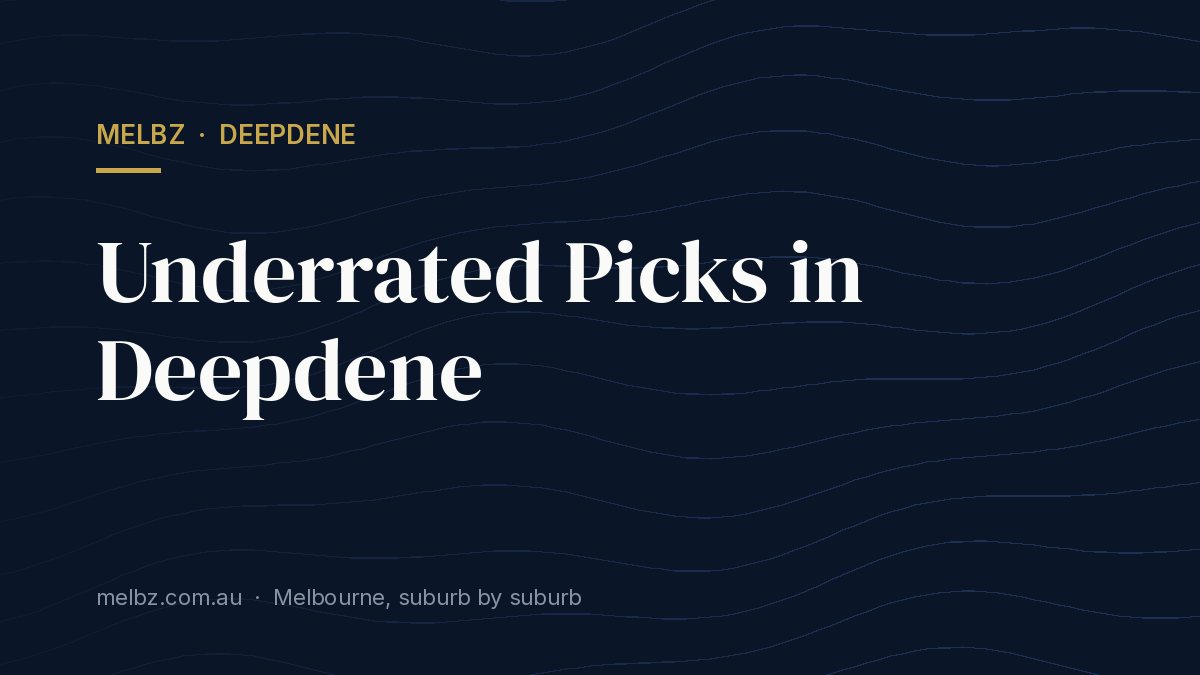 Title card: Underrated Picks in Deepdene