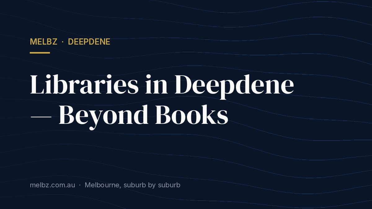 Title card: Libraries in Deepdene — Beyond Books