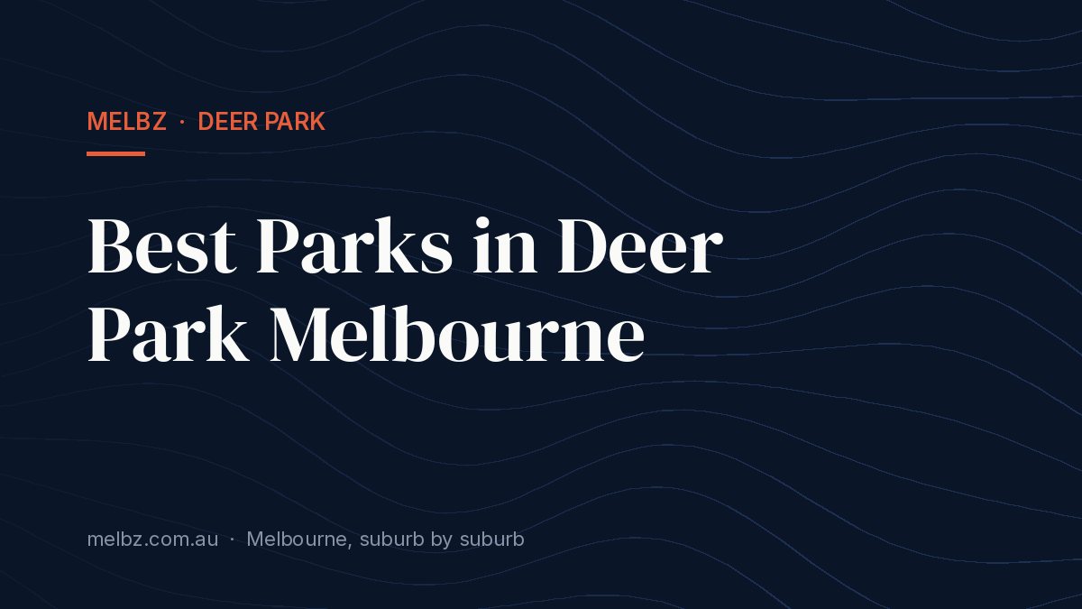 Title card: Best Parks in Deer Park Melbourne