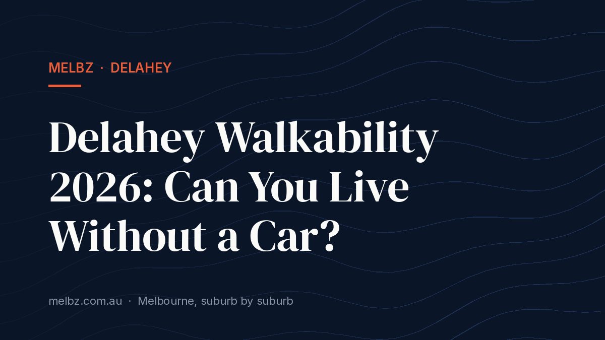 Title card: Delahey Walkability 2026: Can You Live Without a Car?