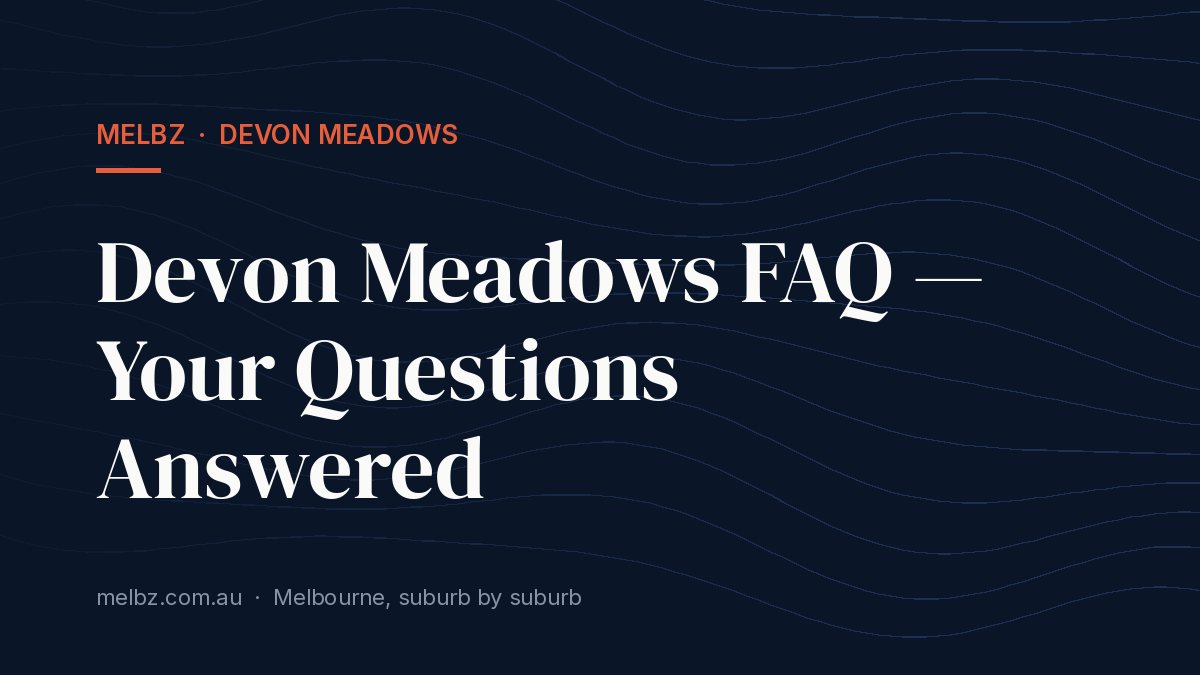 Title card: Devon Meadows FAQ — Your Questions Answered