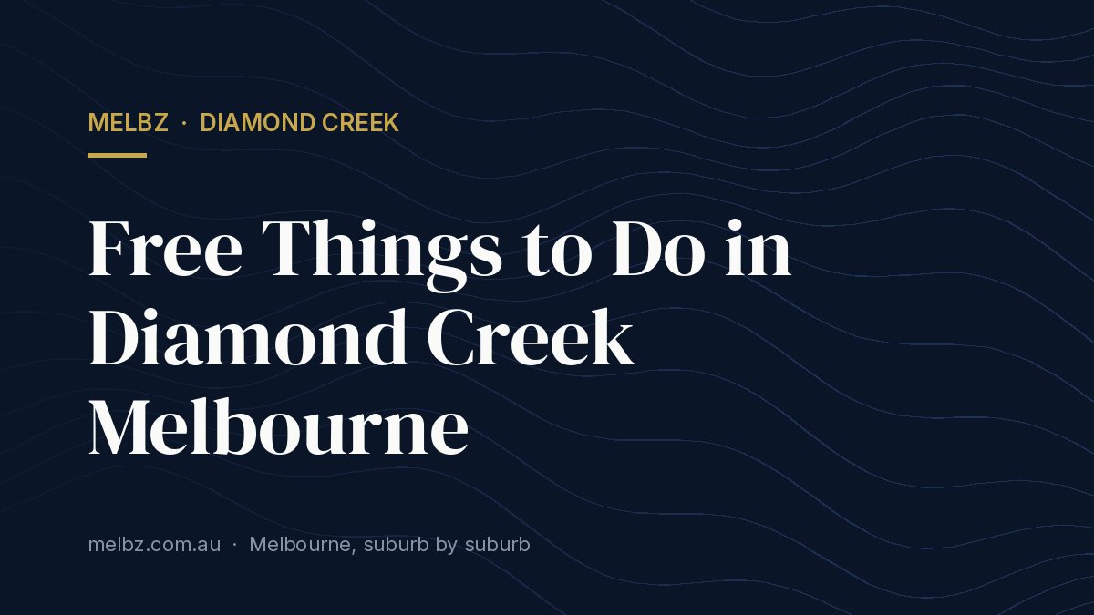 Title card: Free Things to Do in Diamond Creek Melbourne
