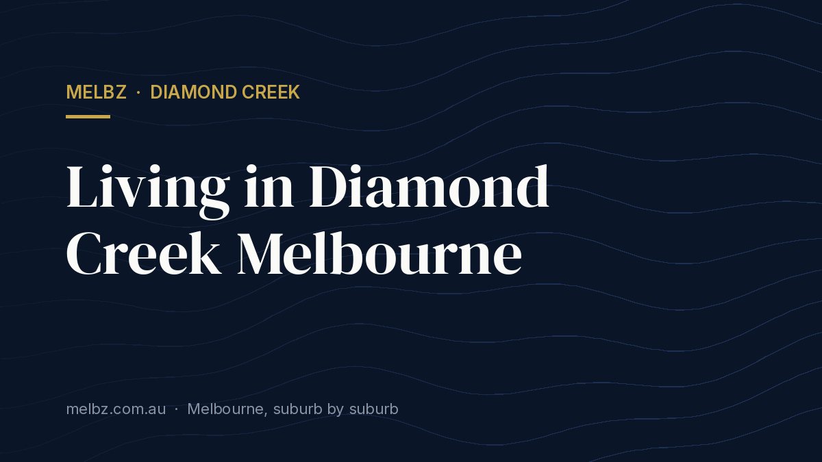 Title card: Living in Diamond Creek Melbourne