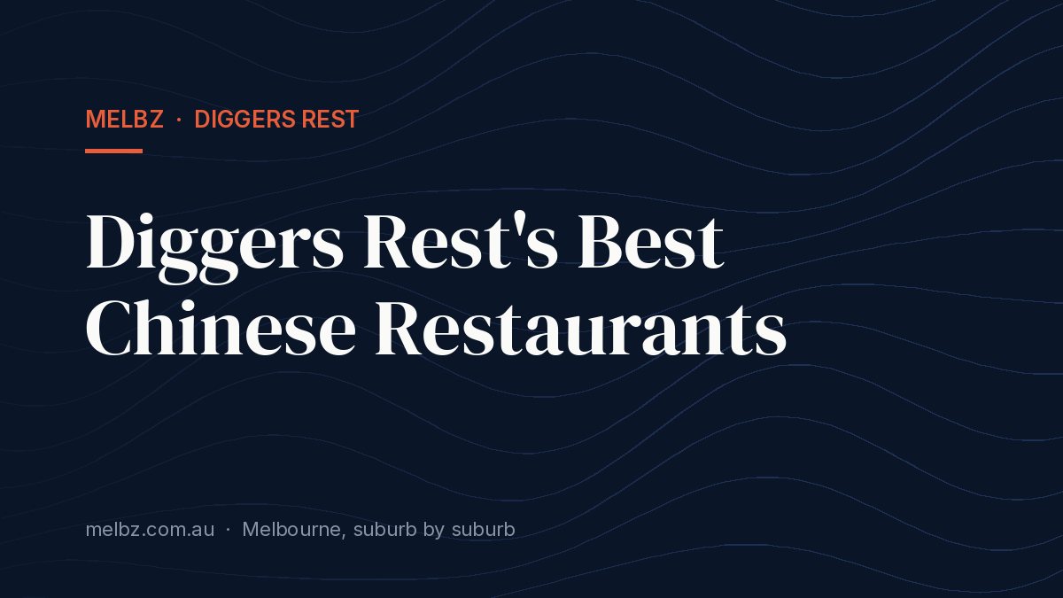 Title card: Diggers Rest's Best Chinese Restaurants