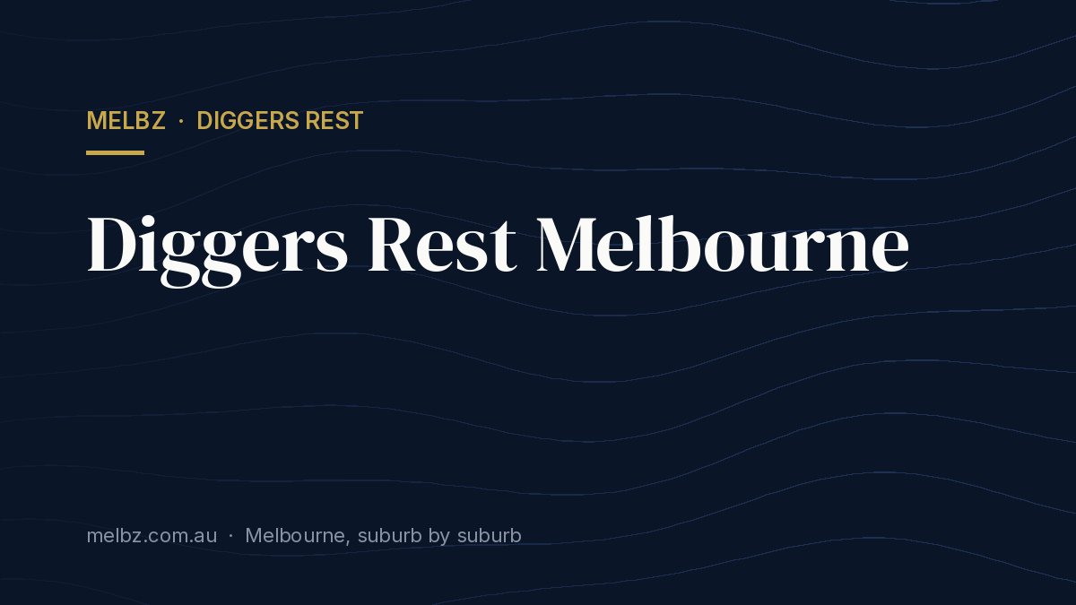 Title card: Diggers Rest Melbourne