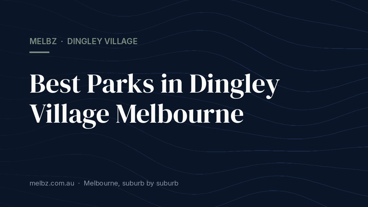 Title card: Best Parks in Dingley Village Melbourne