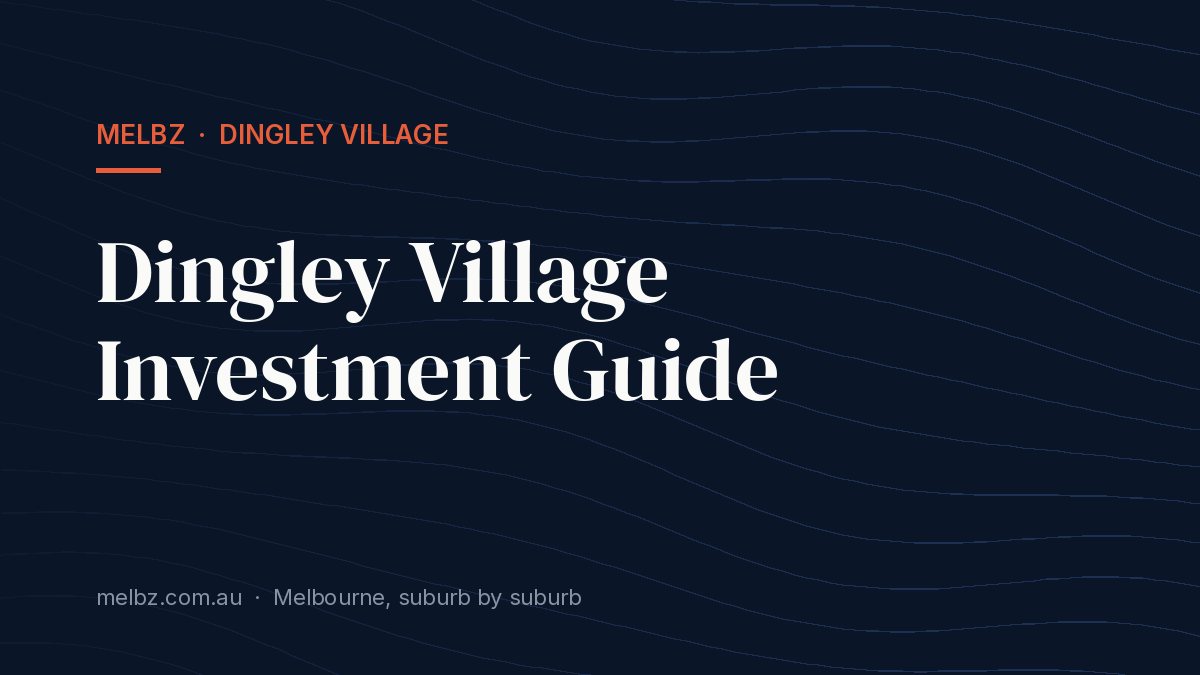 Title card: Dingley Village Investment Guide