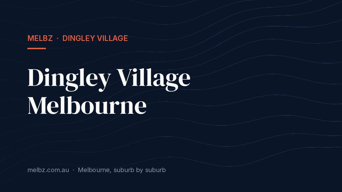 Title card: Dingley Village Melbourne