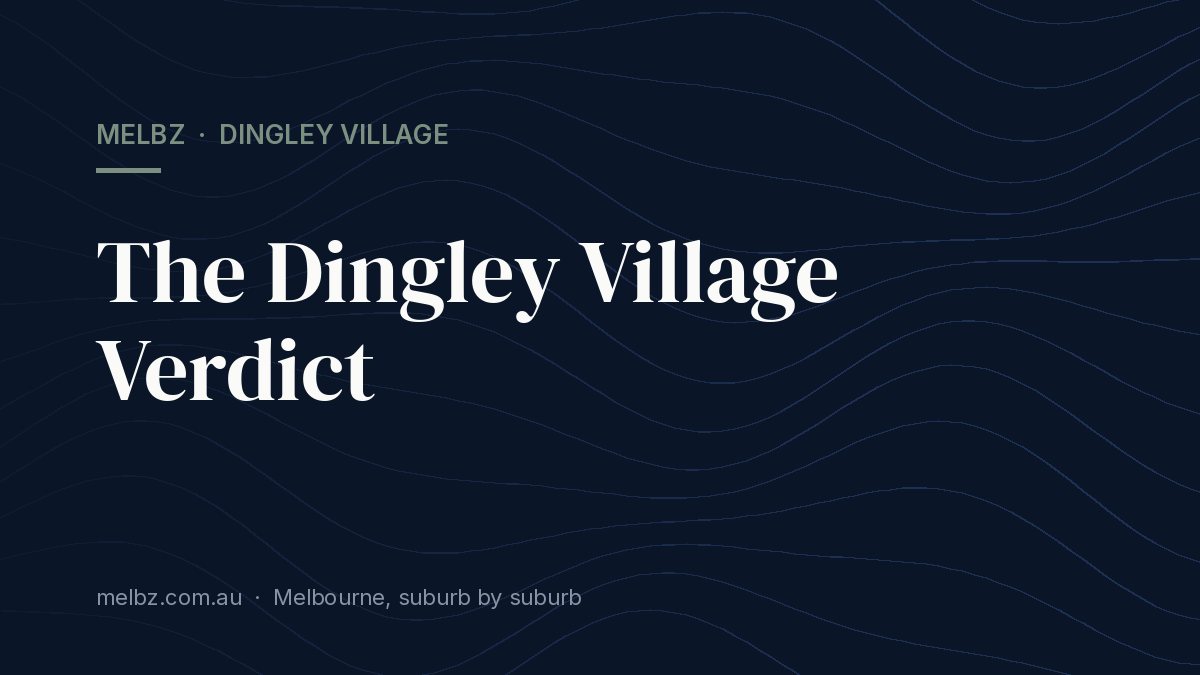 Title card: The Dingley Village Verdict