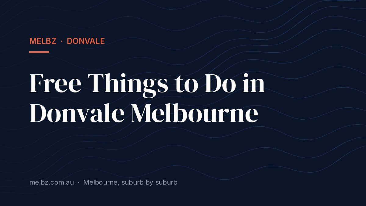 Title card: Free Things to Do in Donvale Melbourne