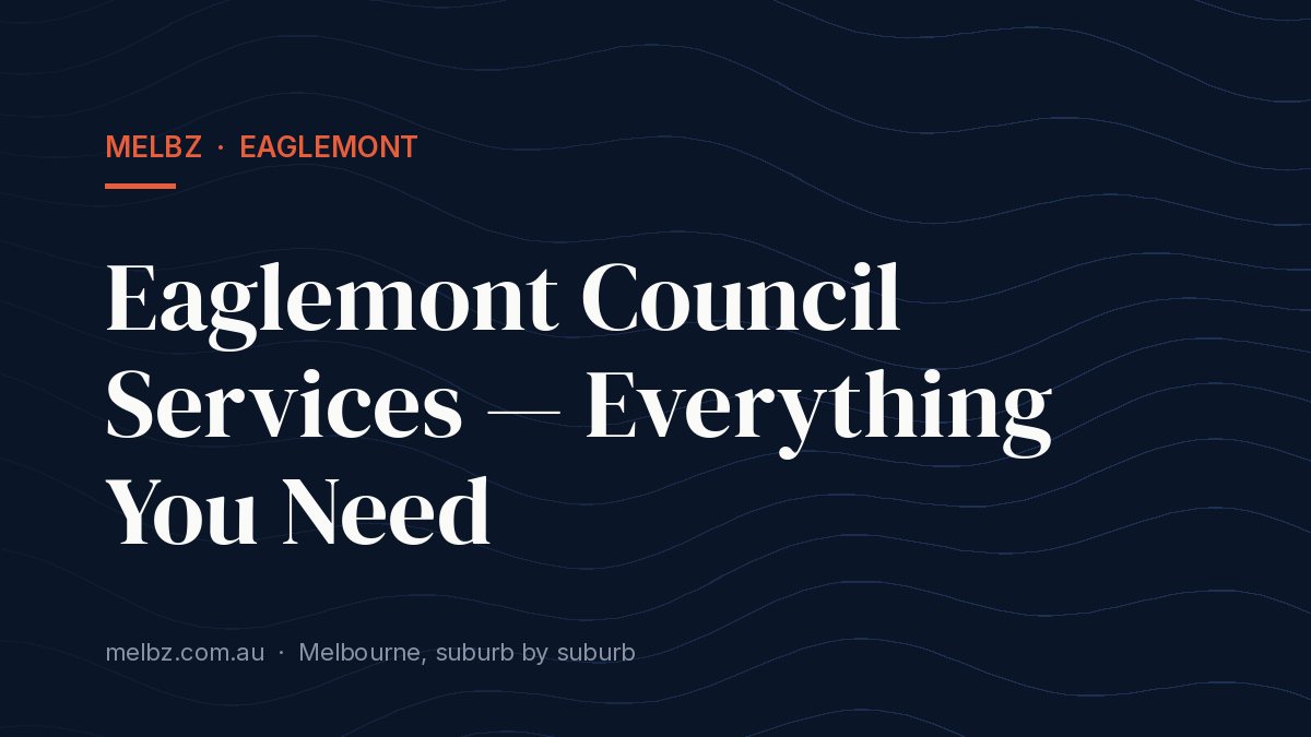 Title card: Eaglemont Council Services — Everything You Need