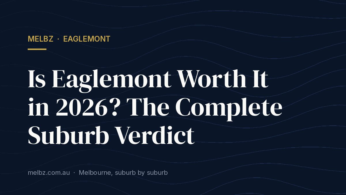 Title card: Is Eaglemont Worth It in 2026? The Complete Suburb Verdict