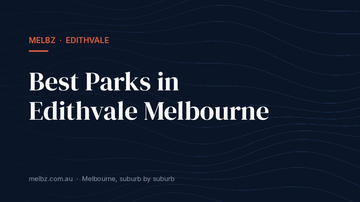 Title card: Best Parks in Edithvale Melbourne